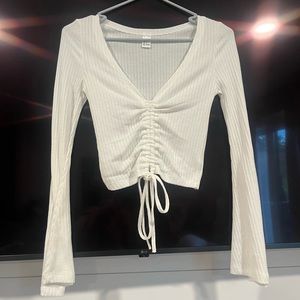 Local boutique drawstring top